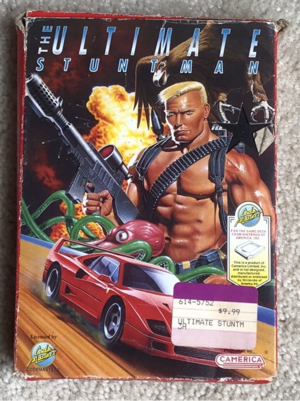 Vintage The Ultimate Stuntman Nintendo NES Video Game, 1991 - Picture 15 of 15
